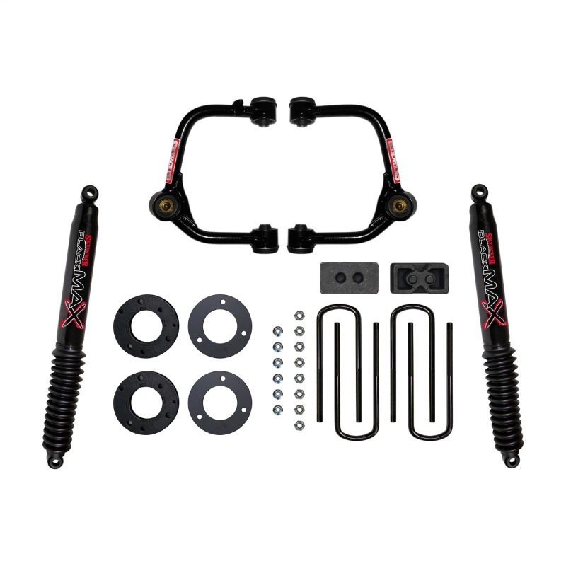 Ford F-150 Suspension Lift Kit - Skyjacker - 3 In. Upper Control Arm Lift Kit with Black MAX Shocks - 2021