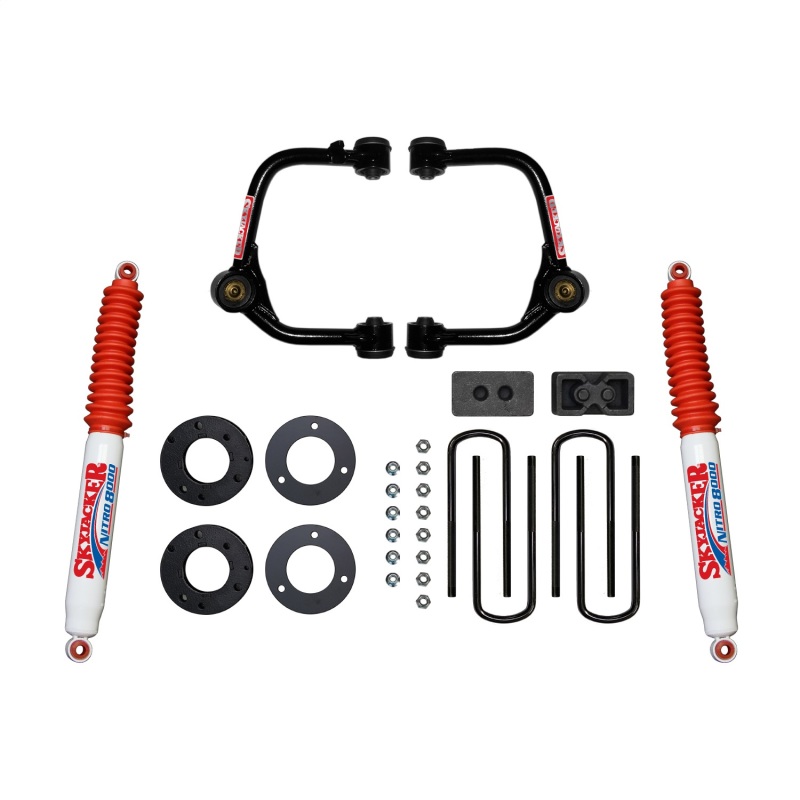 Ford F-150 Suspension Lift Kit - Skyjacker - 3 In. Upper Control Arm + Nitro 8000 Shocks - 2021
