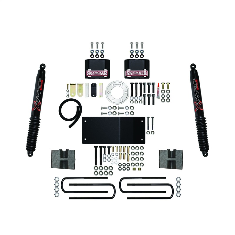 Ford F-150 Suspension Lift Kit - Skyjacker - 4.5 in. Component Box with Black MAX Shocks - 2021