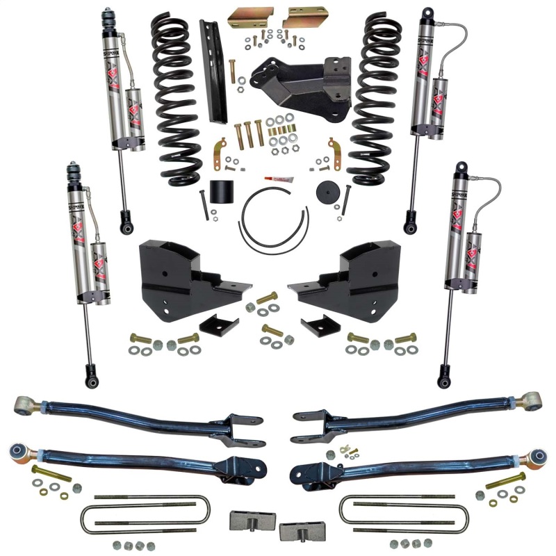 Ford F-250 Suspension Lift Kit - Skyjacker - 4-Link Conversion, ADX 2.0 Remote Reservoir Shocks - 2023+