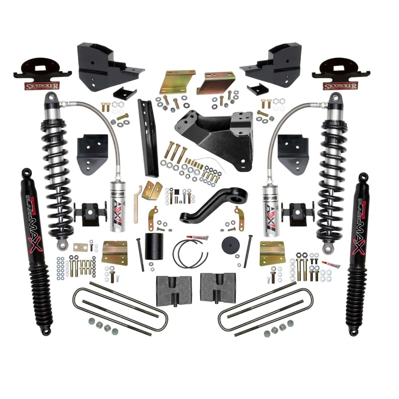 Ford F-250 Suspension Lift Kit - Skyjacker - 6 in. ADX 2.5 Coilover with Black MAX Shocks - Black - 2023+