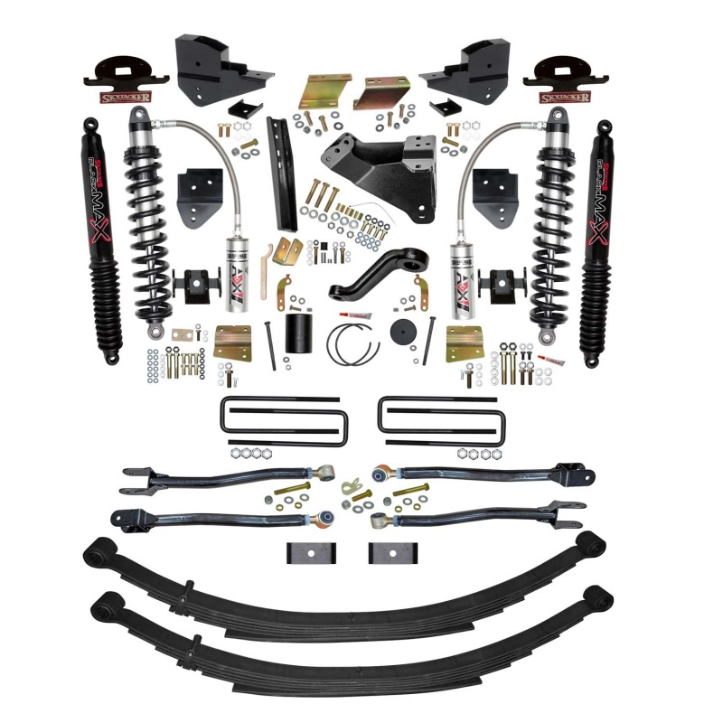 Ford F-350 Suspension Lift Kit - Skyjacker - 6 in. ADX 2.5 Coilover with Black MAX Shocks - Black - 2023+