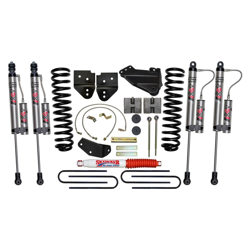 Ford F-350 Suspension Lift Kit - Front + Rear - Skyjacker - ADX 2.0 Remote Reservoir Monotube Shocks - `05-`07