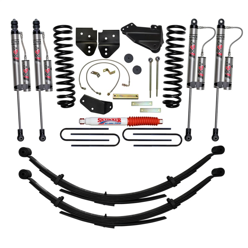 Ford F-350 Suspension Lift Kit - Front + Rear - Skyjacker - 6 in. System with ADX 2.0 Adventure Series Remote Reservoir Monotube Shocks - `05-`07