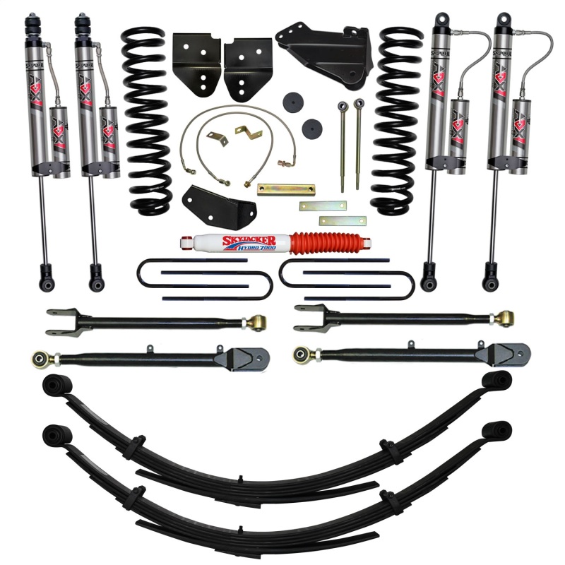 Ford F-250 Suspension Lift Kit - Skyjacker - 6 in. SYS + ADX 2.0 Remote Reservoir Monotube Shocks - `05-`07