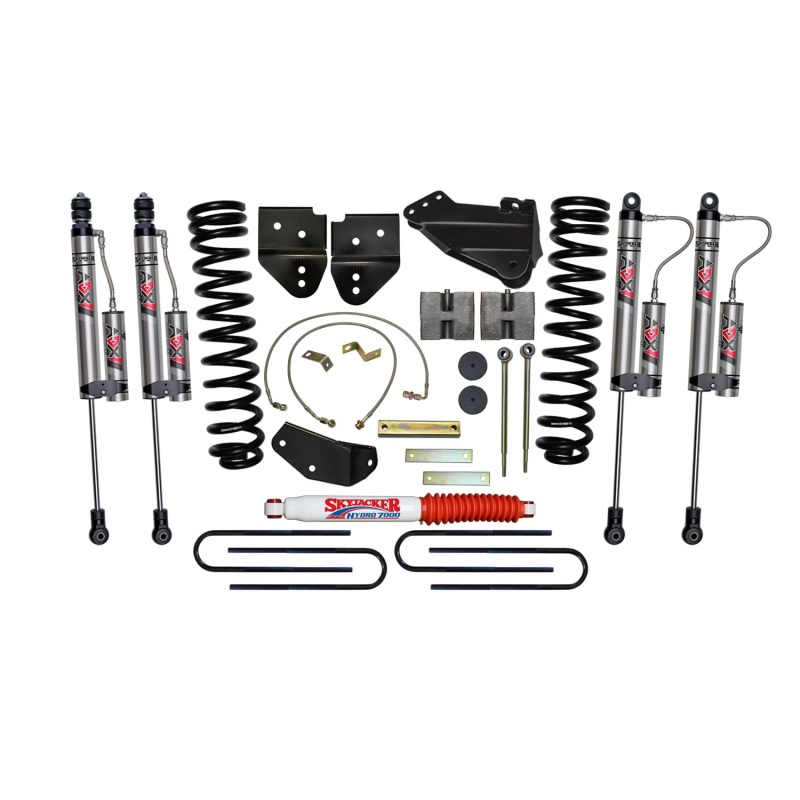Ford F350 Suspension Lift Kit - Skyjacker - 6 Inch 2-Stage ADX 2.0 Adventure Series Remote Reservoir Monotube Shocks - `05-`07