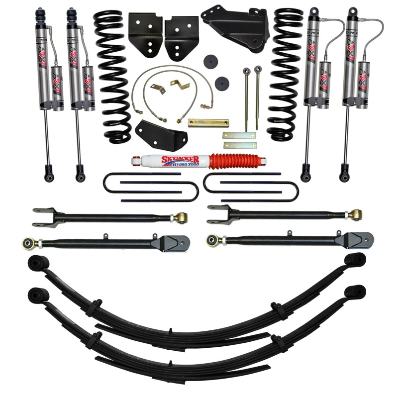 Ford F250 Super Duty Suspension Lift Kit - Skyjacker - 6 In. ADX 2.0 Remote Reservoir Monotube Shocks - `05-`07