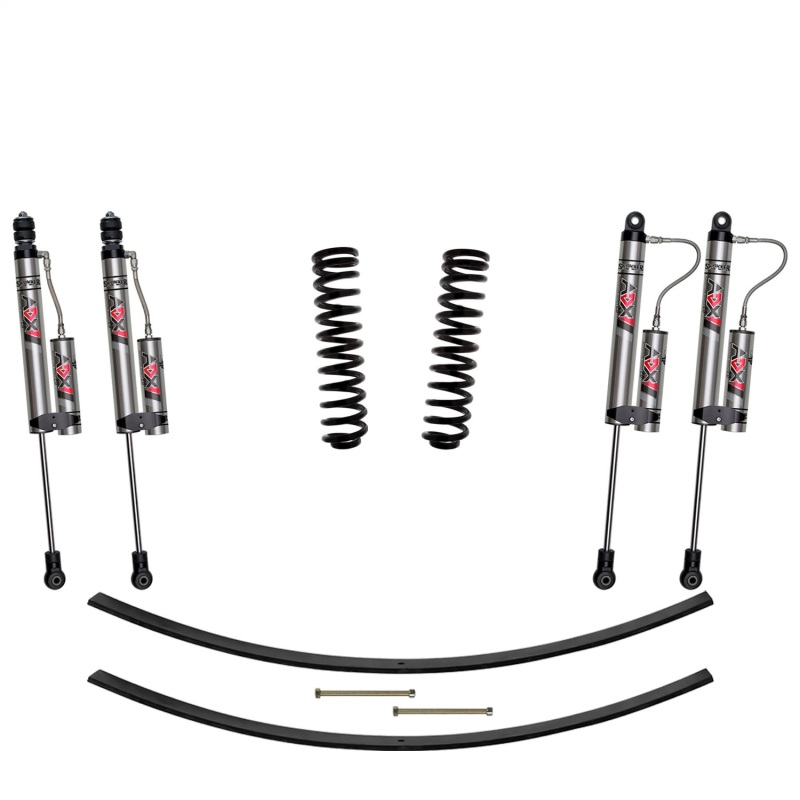 Ford F350 Super Duty Suspension Lift Kit - Front + Rear - Skyjacker - ADX 2.0 Remote Reservoir - `08-`16