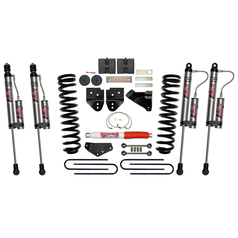 Ford F-250 Super Duty Suspension Lift Kit - Skyjacker - 6 Inch Lift with ADX 2.0 Remote Reservoir Monotube Shocks - 2008