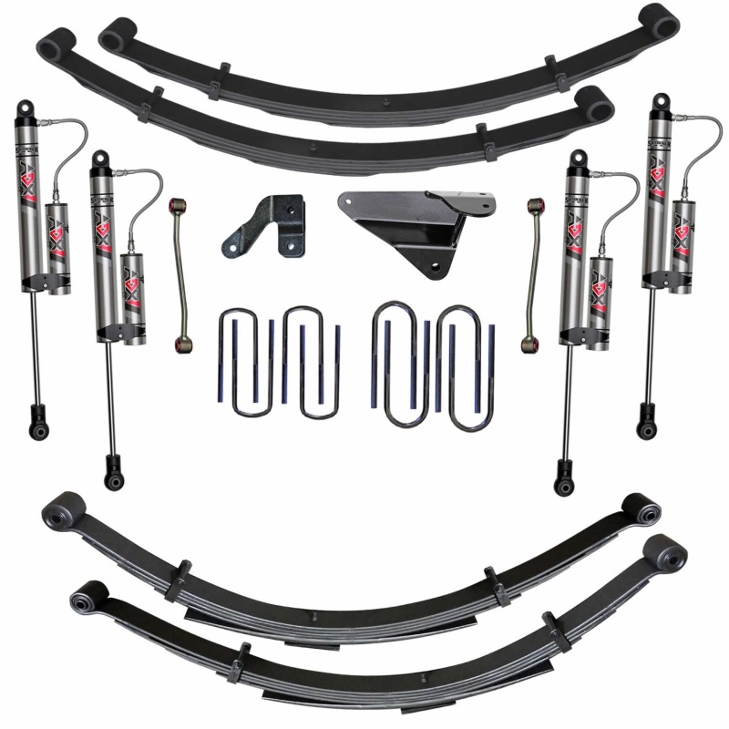Ford F350 Suspension Lift Kit - Skyjacker - 6-inch with ADX 2.0 Remote Reservoir Monotube Shocks - `00-`04