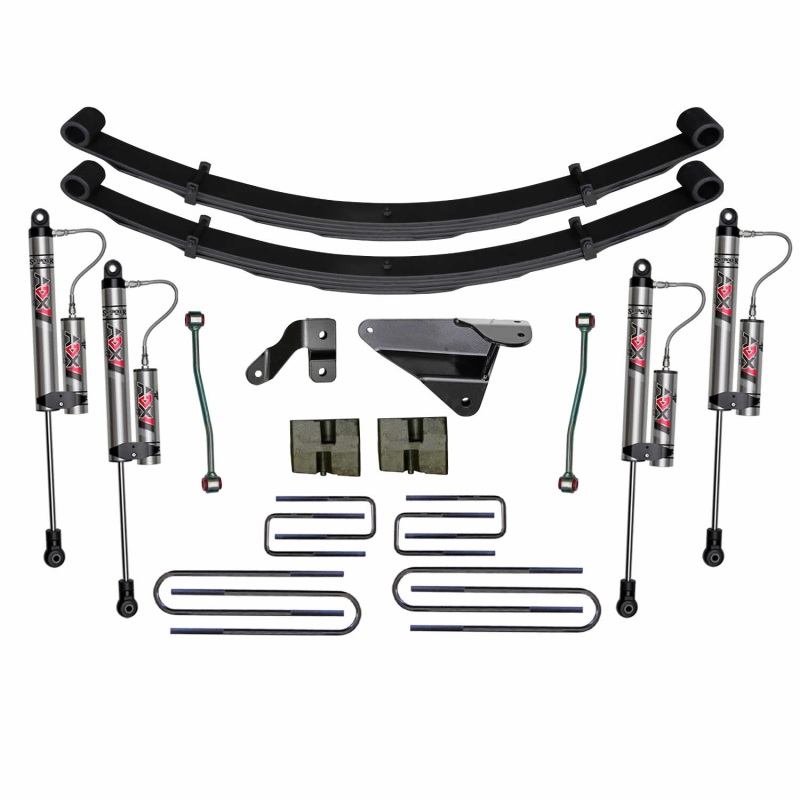 Ford F250 Suspension Lift Kit - Skyjacker - 6-inch Lift with ADX 2.0 Remote Reservoir Monotube Shocks - `99-`02