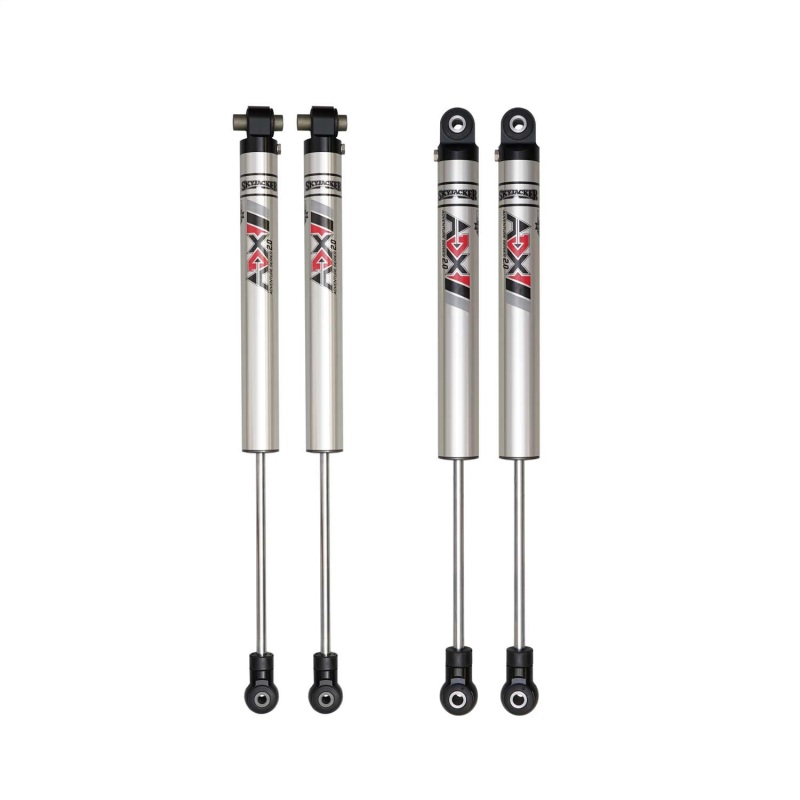 Jeep Gladiator JT Suspension Lift Kit - Skyjacker - ADX M2.0 Aluminum Monotube - Smooth polished clear coat aluminum - `20-`25