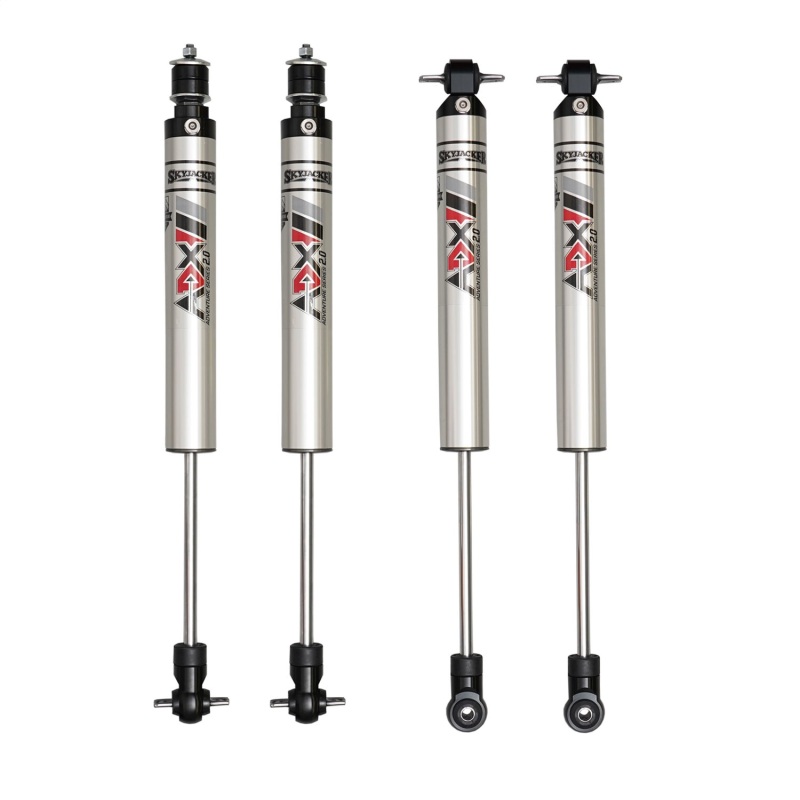 Jeep Cherokee Suspension Lift Kit - Skyjacker - ADX M2.0 Aluminum Monotube - Polished Clear Coat - `84-`01