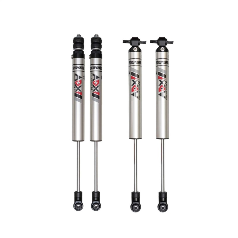 Jeep Wrangler JK Shocks - Skyjacker - ADX M2.0 Remote Reservoir - Clear Coat Aluminum - `07-`18