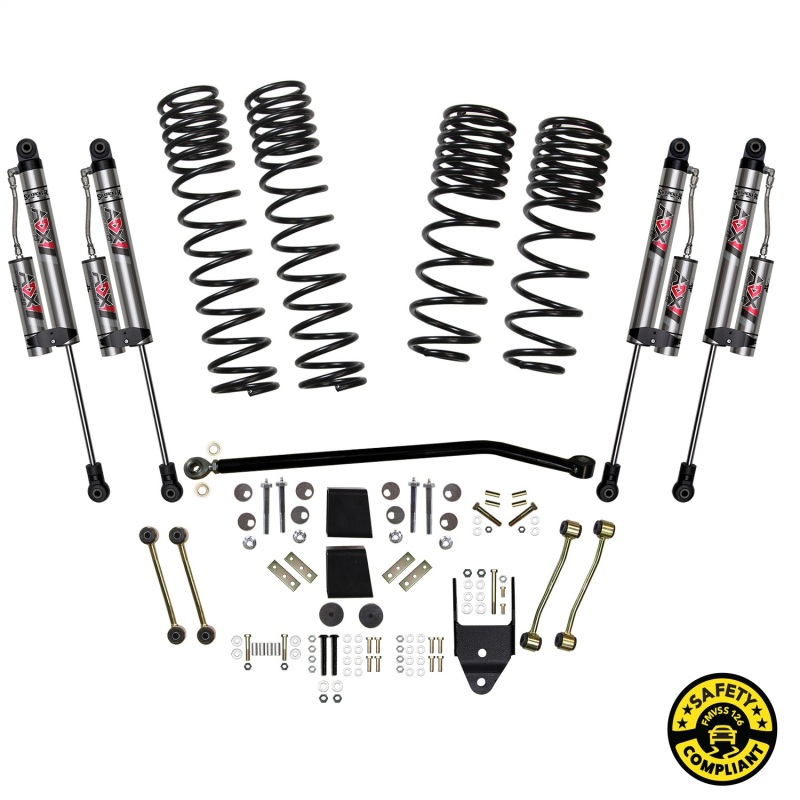 Jeep Wrangler Suspension Lift Kit - Skyjacker - 2-Stage Dual Rate Long Travel + ADX 2.0 Adventure Series - `18-`23