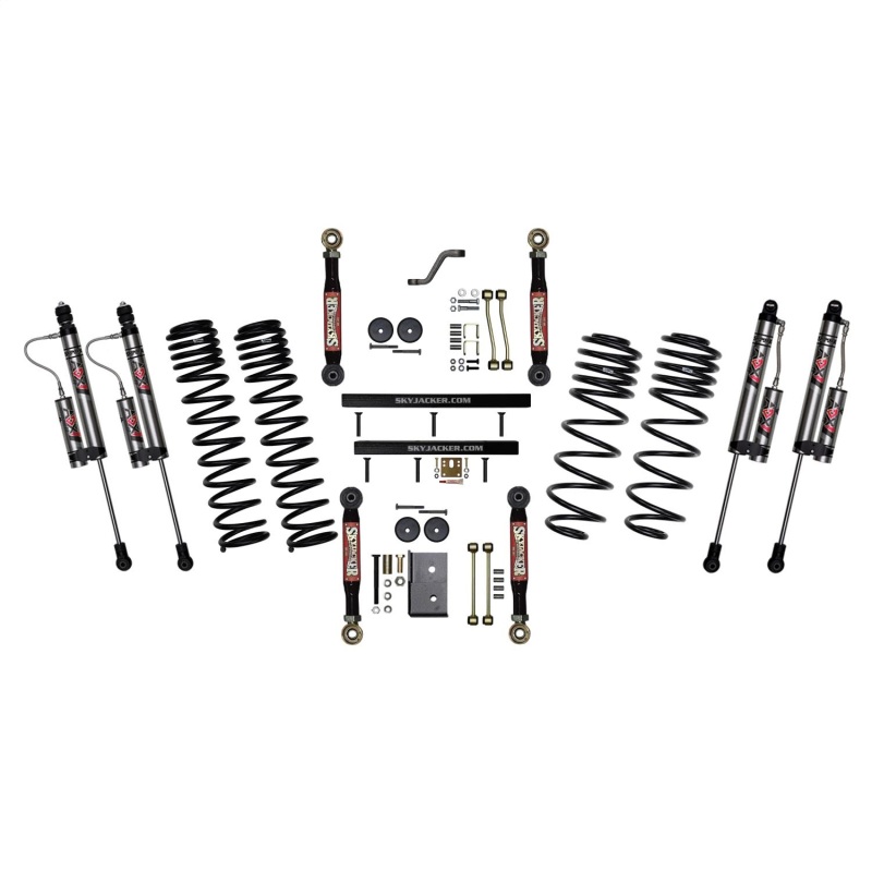 Jeep Wrangler TJ Suspension Lift Kit - Skyjacker - 4 Inch ADX 2.0 Remote Reservoir - `97-`02