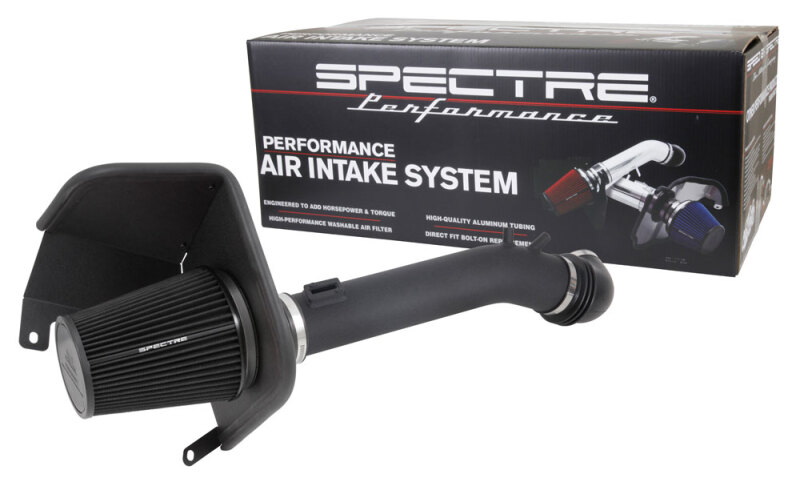 Chevrolet Silverado Performance Air Intake - Spectre - Cold Air Intake Kit - Black - `14-`19