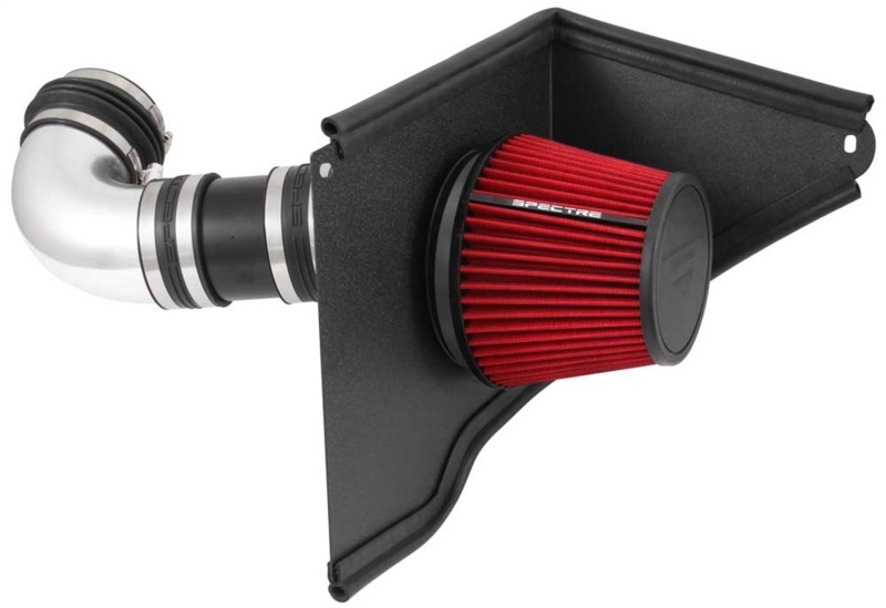 Pontiac G8 Performance Air Intake - Spectre - Polished w/Red Filter - `08-`09 Pontiac G8 Performance Air Intake - Spectre - Polished w/Red Filter - `08-`09