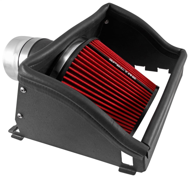 Ford F150 Performance Air Intake - Driver side - Spectre - Spectre with Red Filter - Polished - `15-`19 Ford F150 Performance Air Intake - Driver side - Spectre - Spectre with Red Filter - Polished - `15-`19