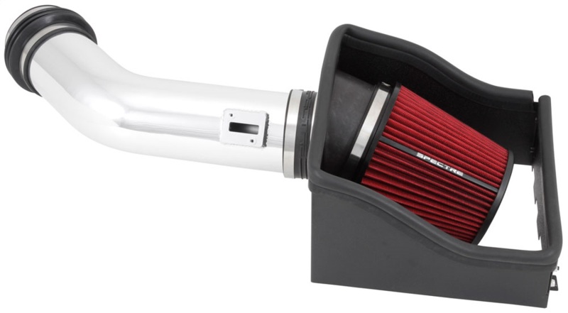 Ford F150 SVT Raptor Performance Air Intake - Spectre - Red Spectre Filter - Polished - `11-`14 Ford F150 SVT Raptor Performance Air Intake - Spectre - Red Spectre Filter - Polished - `11-`14