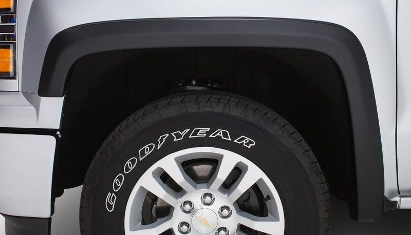 Chevrolet Silverado 1500 Fender Flares - Front + Rear - Stampede - Original Riderz, Smooth - Black - `14-`18