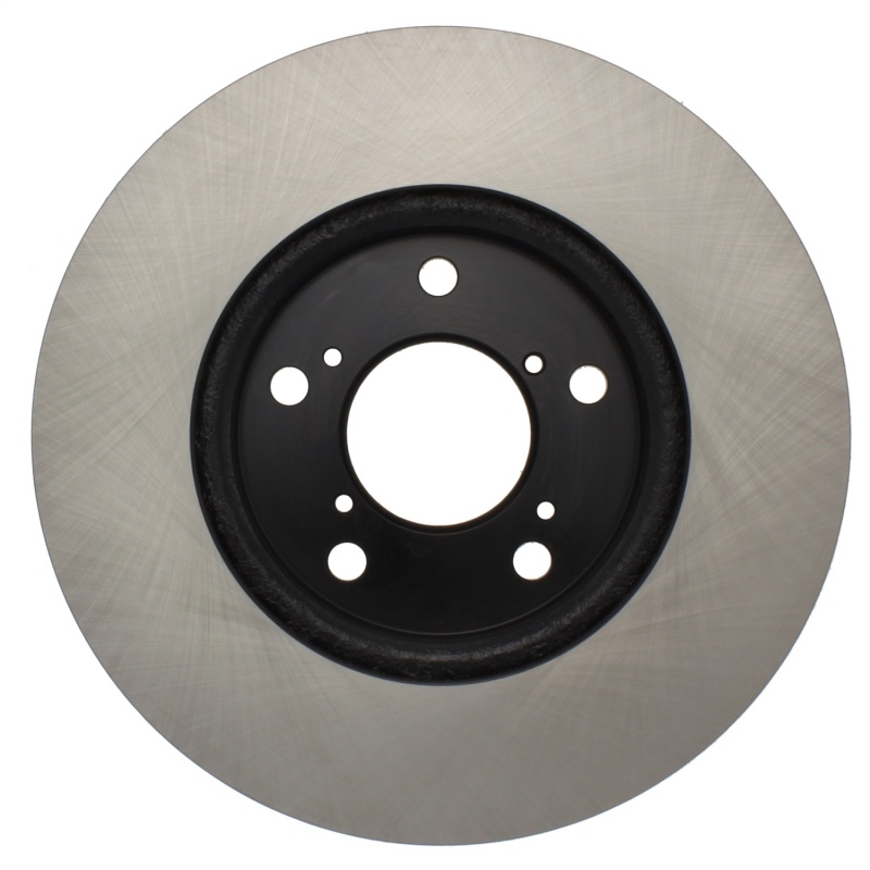 Honda Odyssey Brake Rotors (2) - Front - Stoptech - Premium Cryostop + Drilled - Black E-Coat - `05-`10