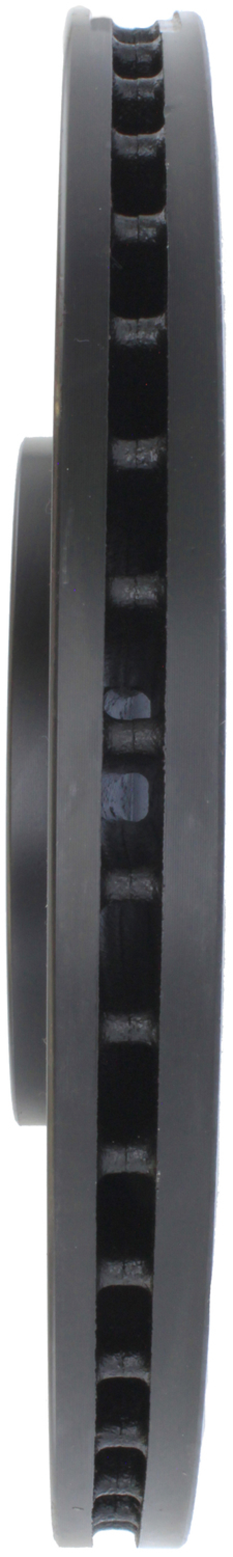 Audi TT Brake Rotor (1) - Front Left - Stoptech - Slotted Sport - Black - `99-`07