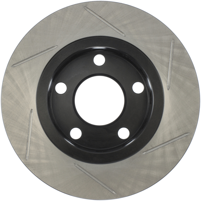 Audi S4 Brake Rotor (1) - Rear Right - Stoptech - Slotted Sport - Black - `00-`02