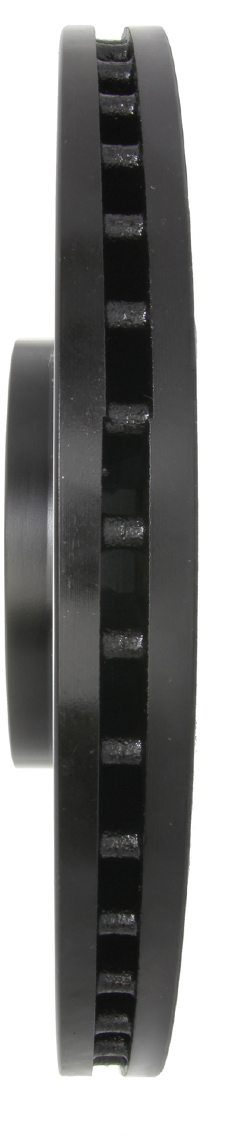 Audi S4 Brake Rotor (1) - Front Left - Stoptech - Slotted Sport - Black - `04-`09