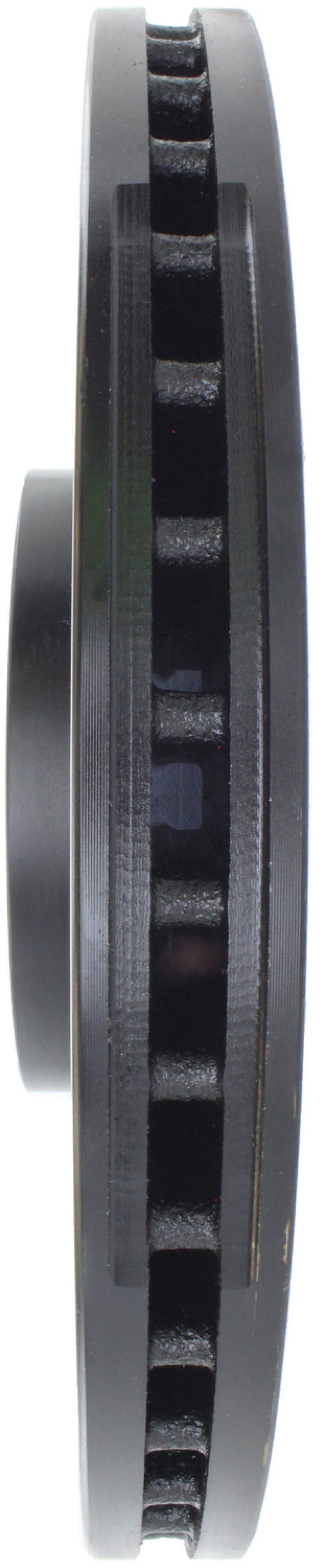 Audi S4 Brake Rotor (1) - Front Right - Stoptech - Slotted Sport - Black - `04-`09