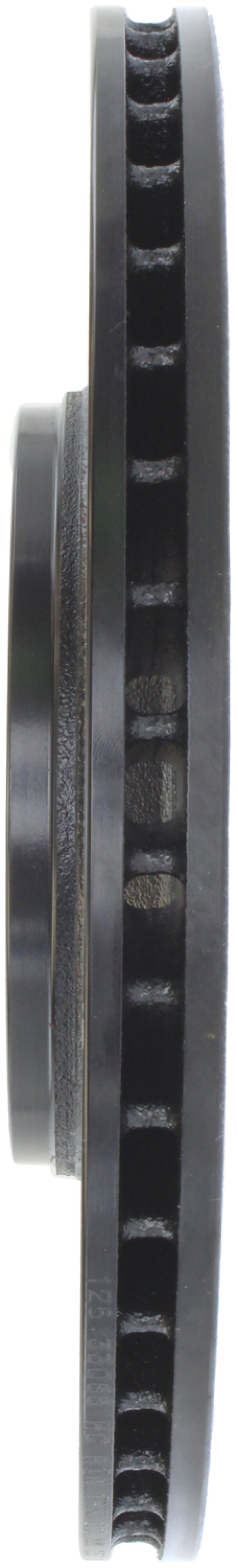 Audi S4 Brake Rotor (1) - Rear Right - Stoptech - Power Slot Sport Slotted, Black E-Coated - Black - `04-`09