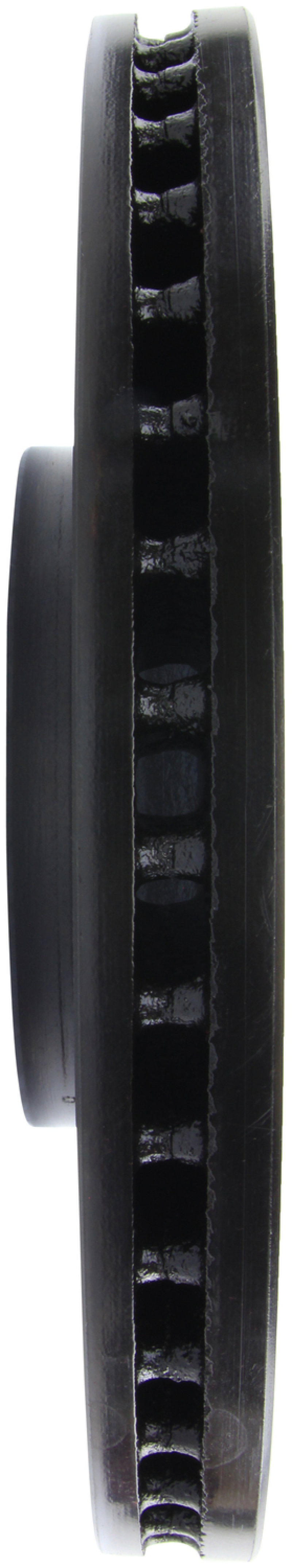 Audi A6 Brake Rotor (1) - Front Left - Stoptech - Slotted Sport - Black - `98-`01