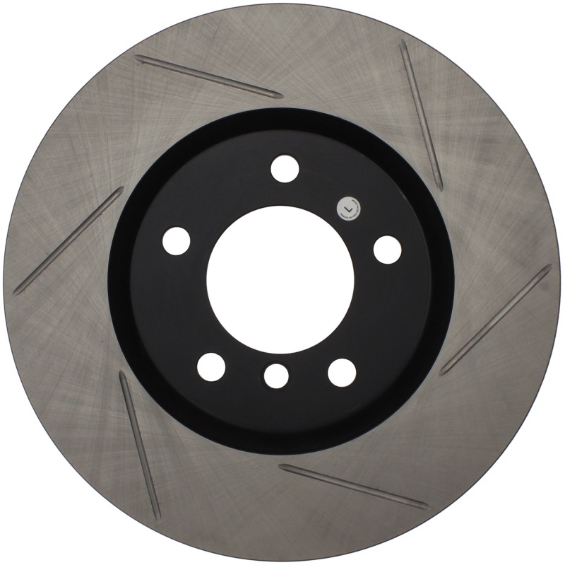 BMW Z3 Brake Rotor (1) - Front Left - Stoptech - SportStop Slotted - Black - `98-`02