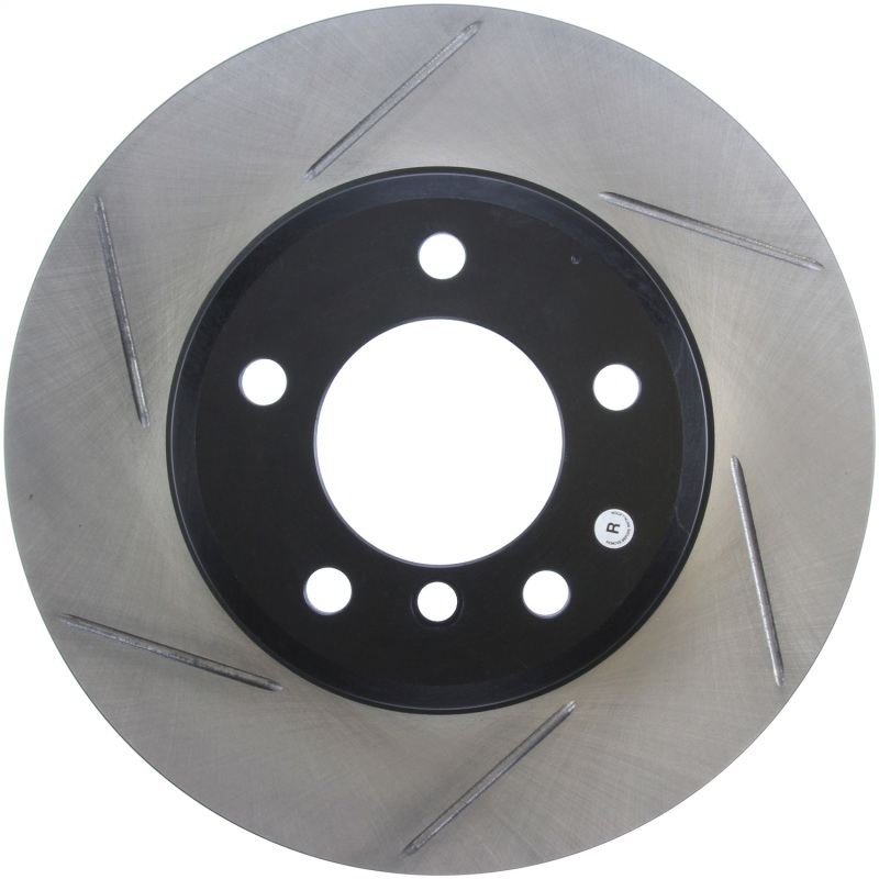 BMW Z4 Brake Rotor (1) - Front Left - Stoptech - Slotted Sport - Black - `03-`08