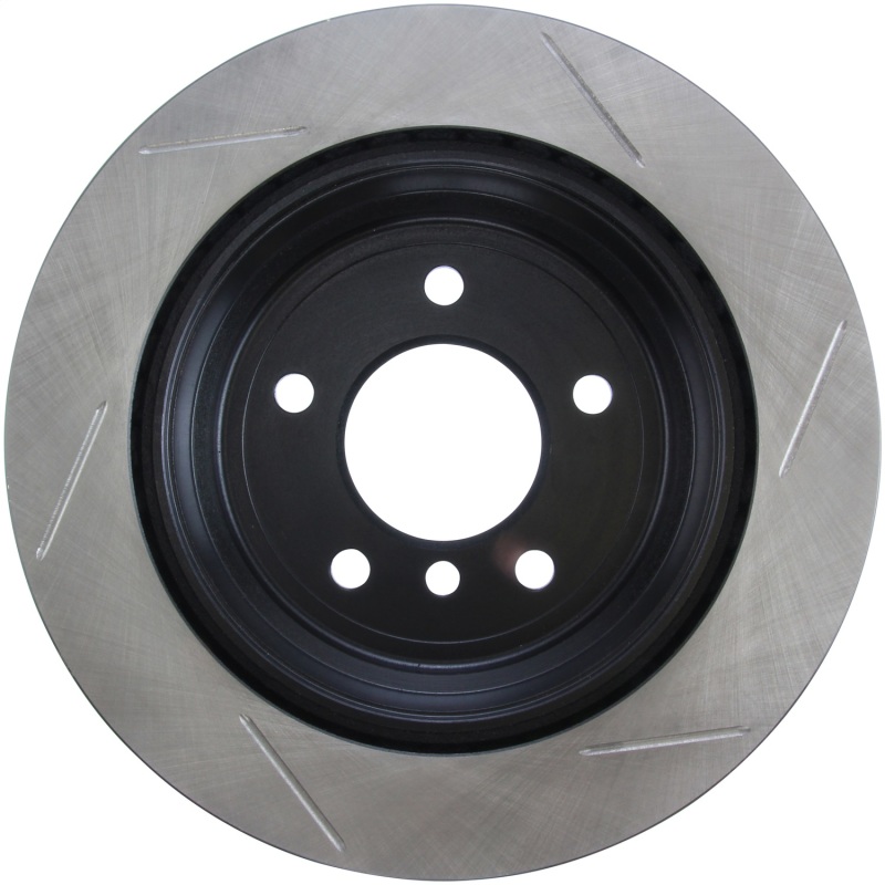BMW X1 Brake Rotor (1) - Rear Left - Stoptech - Slotted Sport - Black - `11-`15
