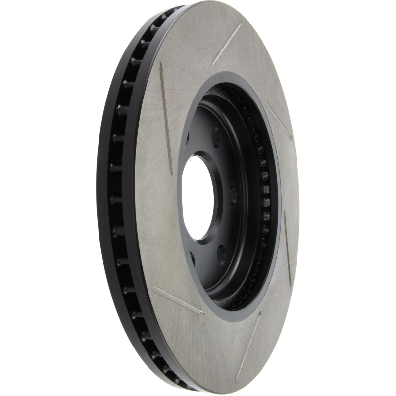 Nissan Frontier Brake Rotor (1) - Front Left - Stoptech - Slotted - Black - `05-`09