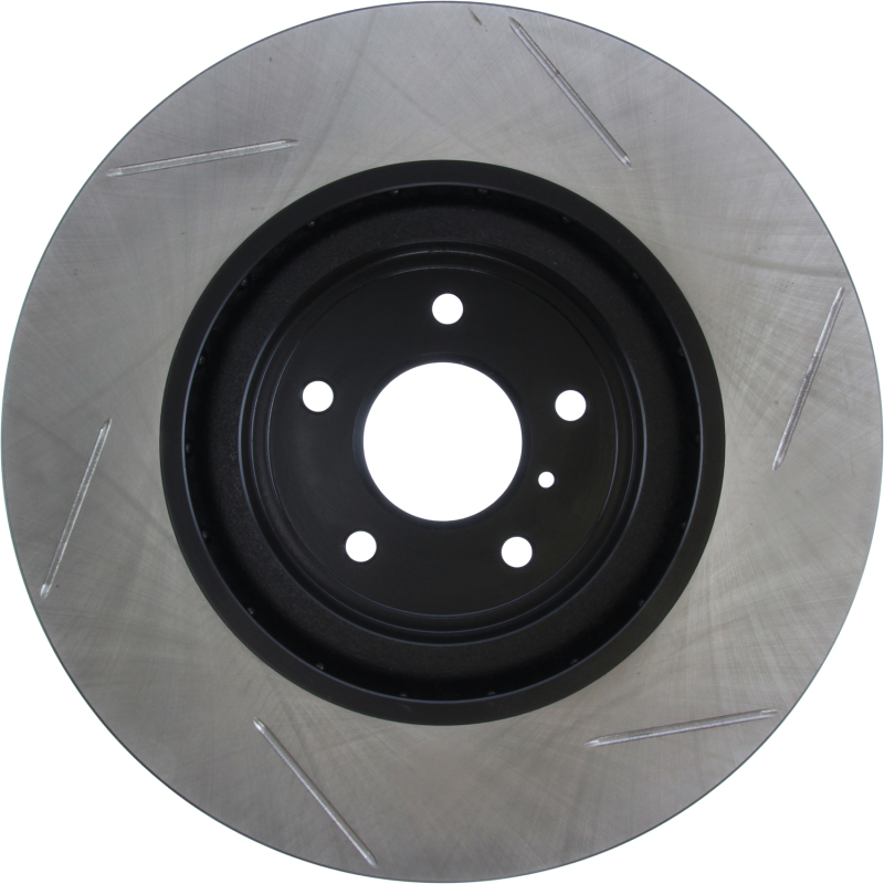 Infiniti FX50 Brake Rotor (1) - Front Right - Stoptech - Slotted Sport - Black - `09-`13