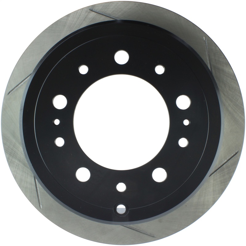 Lexus LX470 Brake Rotor (1) - Rear Left - Stoptech - Slotted Sport - Black E-Coated - `98-`07