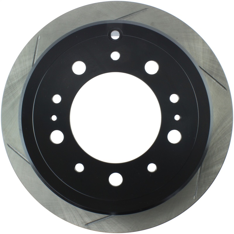 Toyota Land Cruiser Brake Rotors (1) - Rear Right - Stoptech - Slotted Sport - Black - `98-`07