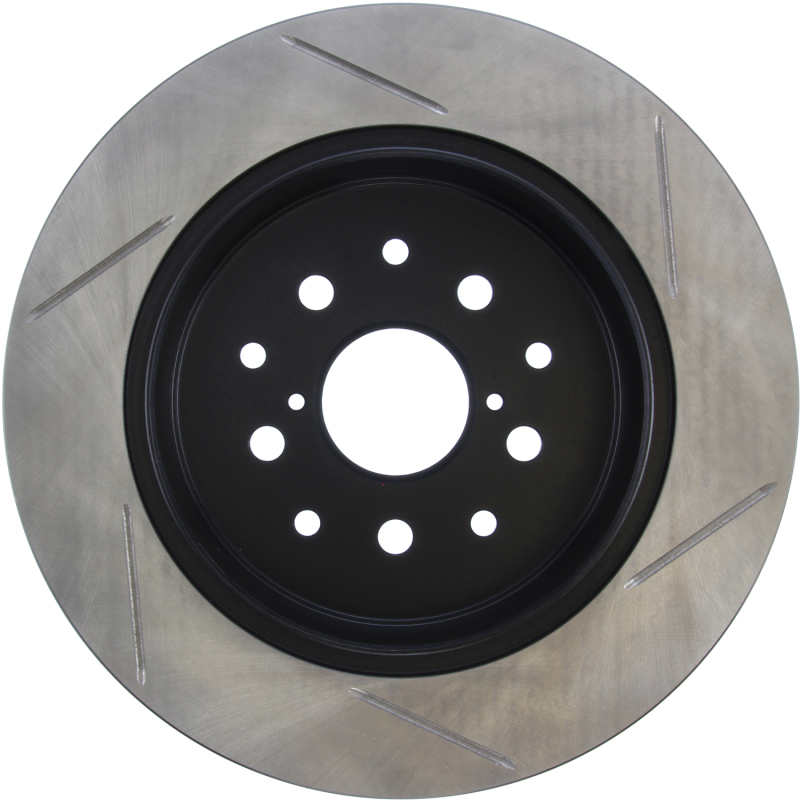 Lexus GS430 Brake Rotor (1) - Rear Right - Stoptech - Slotted Sport - Black - `01-`05