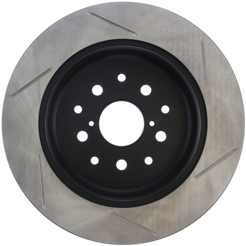 Lexus SC430 Brake Rotor (1) - Rear Right - Stoptech - Slotted Sport - Black - `02-`10