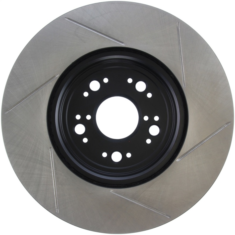 Lexus LS600h L Brake Rotor (1) - Right Front - Stoptech - Slotted Sport - Black - `95-`00