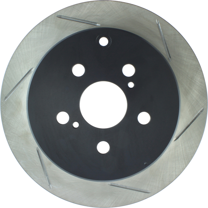 Scion tC Brake Rotor (1) - Rear Left - Stoptech - Slotted Sport - Black - `05-`10