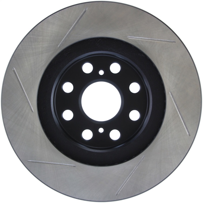 Toyota MR2 Spyder Brake Rotor (1) - Rear Left - Stoptech - Slotted Sport Rotors - Black E-Coated - `00-`05