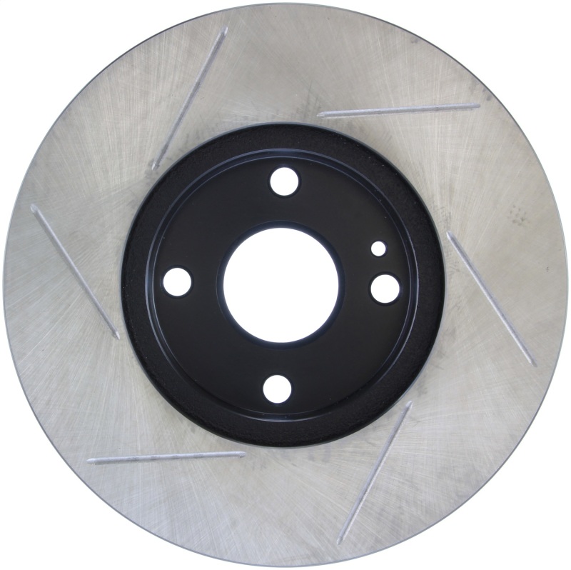 Mazda Miata Brake Rotor (1) - Front - Stoptech - Slotted Sport - Black - `99-`05