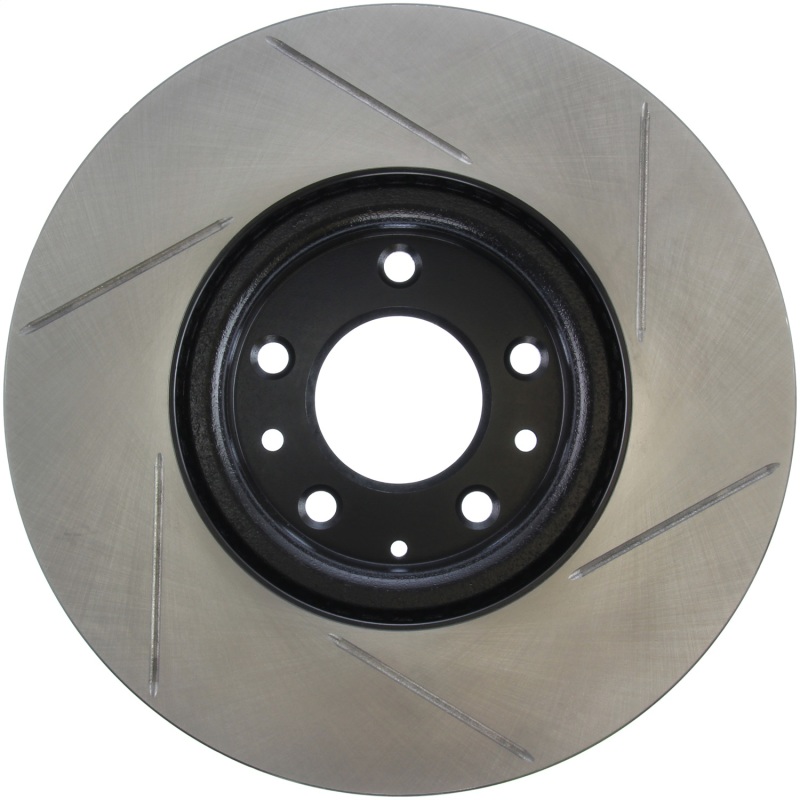 Mazda 6 Brake Rotor (1) - Front Right - Stoptech - Slotted Sport - Black - `06-`07