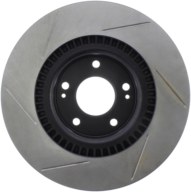 Kia Cadenza Brake Rotors (1) - Front Left - Stoptech - Slotted Sport - Black - `14-`16