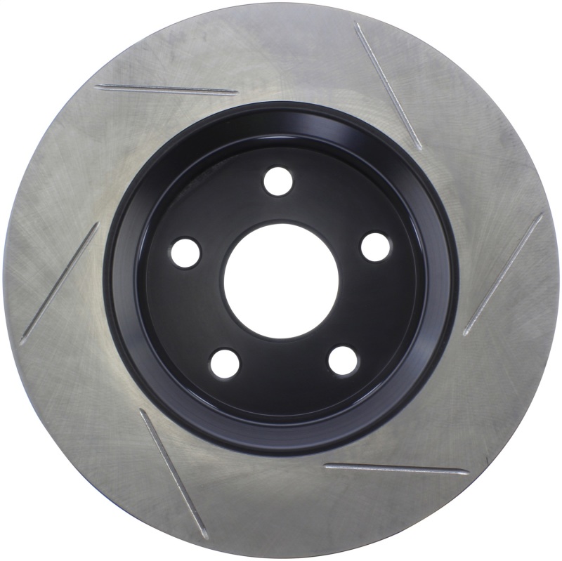 Dodge Durango Brake Rotor (1) - Front Right - Stoptech - Slotted Sport - Black - `11-`20