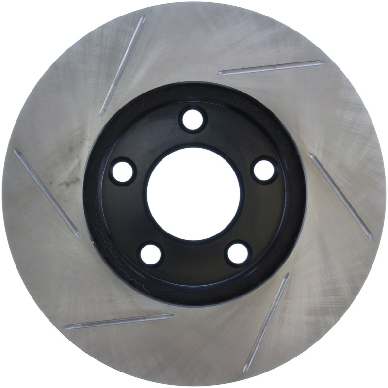 Ford Mustang Brake Rotor (1) - Front Left - Stoptech - Slotted - Black - `94-`02
