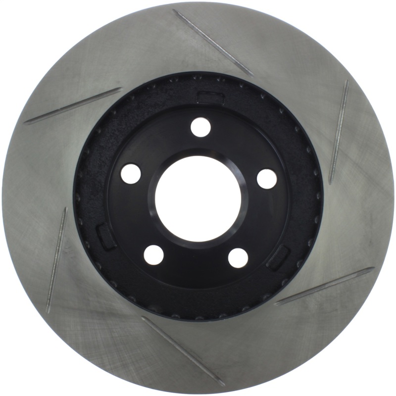 Cadillac DeVille Brake Rotor(s) (1) - Front Right - Stoptech - Slotted Sport - Black - `97-`05